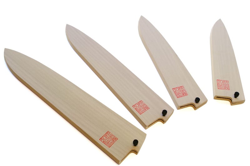 Yoshihiro Natural Magnolia Wood Saya Cover Blade Protector for Gyuto 210mm - Image 3